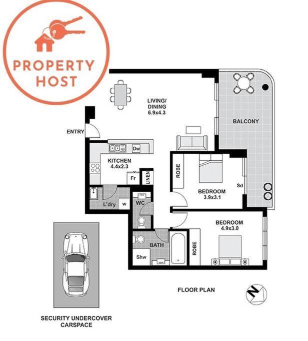 5mins Walk To 2 Bedroom Parking Pool Apartment
